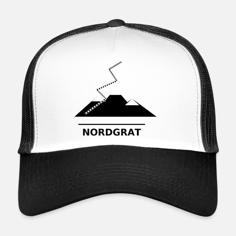 NORDGRAT - Trucker Cap - Weiß/Schwarz