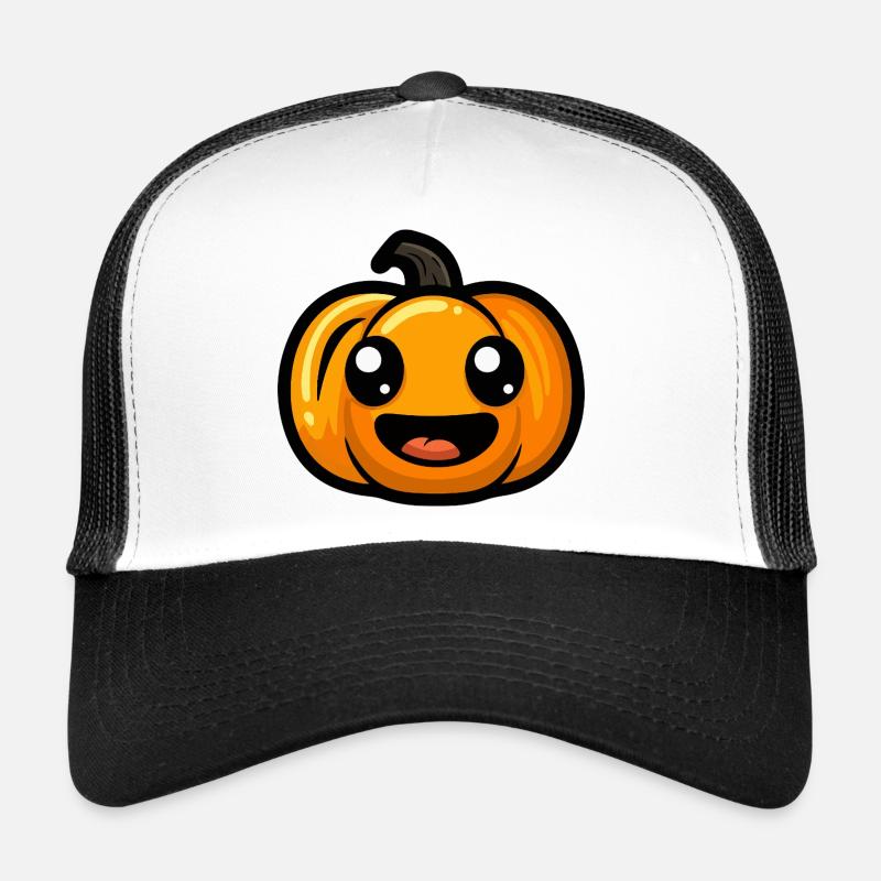 Pumpkin Halloween Autumn Trucker Cap
