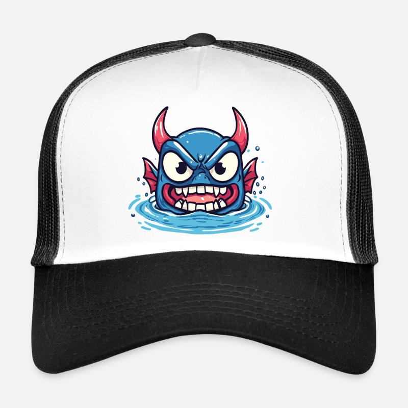 Fierce Water Demon  Trucker Cap