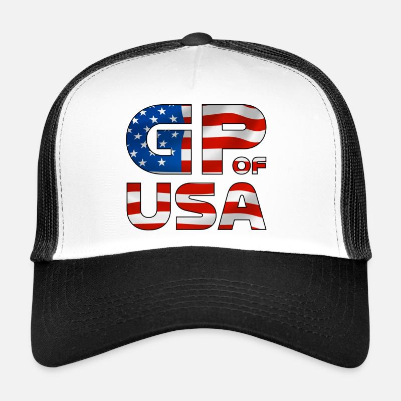 usa_gp - Trucker Cap - white/black