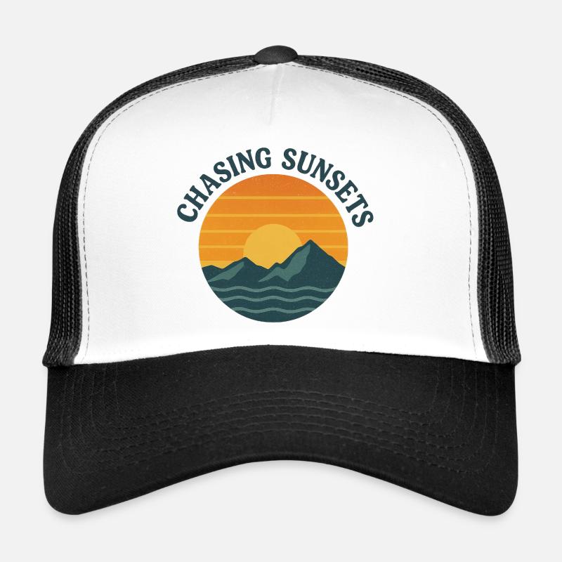 Chasing Sunsets - Trucker Cap - white/black