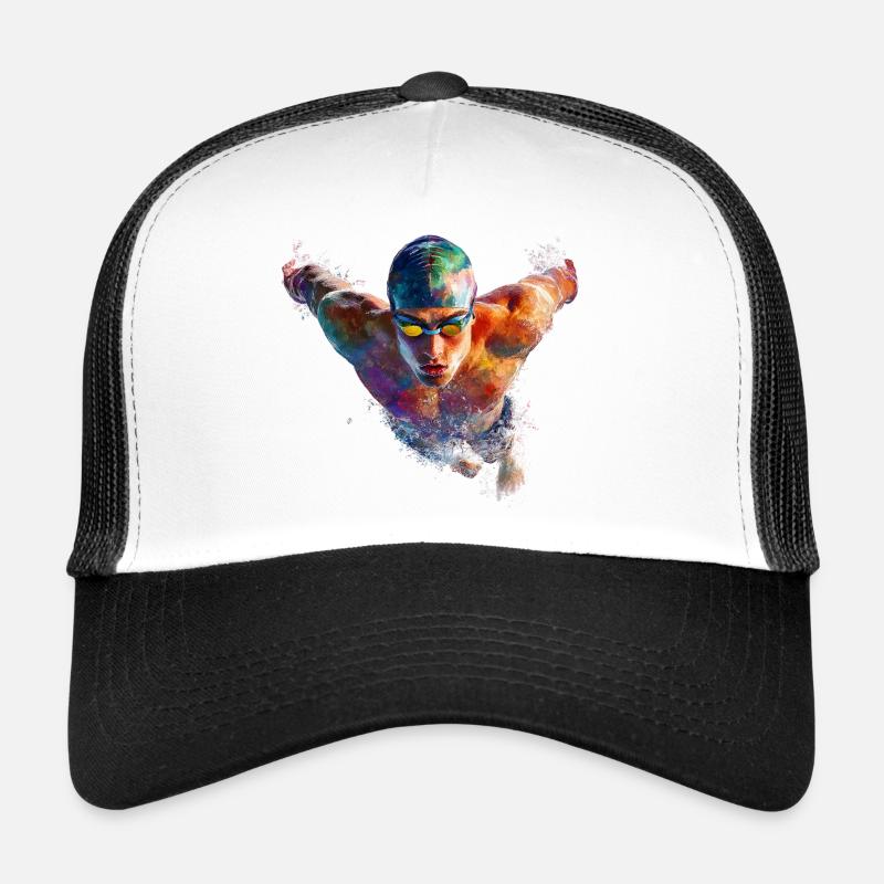 Wasserschwimmer Farbexplosion Trucker Cap