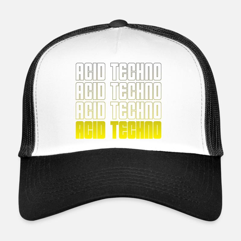 Acid Techno Wiederholung Gradient Trucker Cap