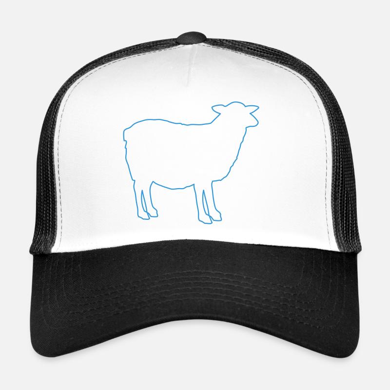 Silhouette de mouton Casquette trucker 