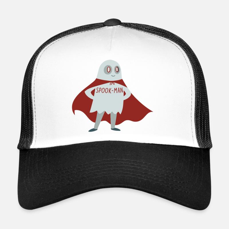 Spook Man Ghost Cape Trucker Cap