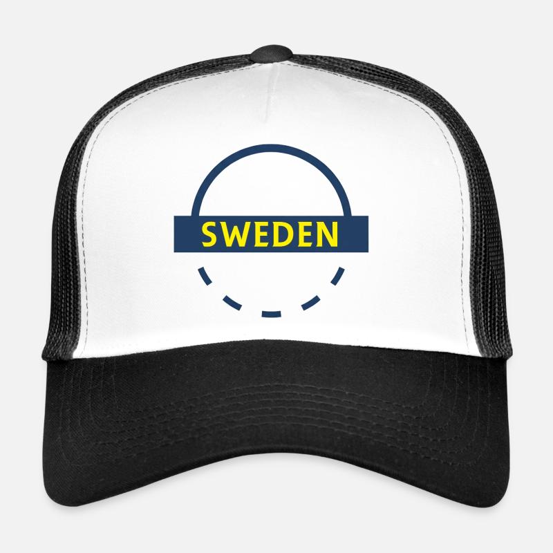 Emblème de la Suède Arc Badge Casquette trucker 