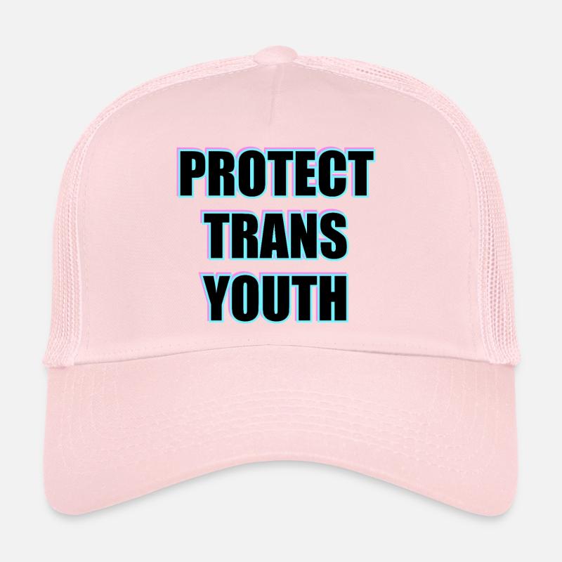 Protéger les jeunes trans Casquette trucker 