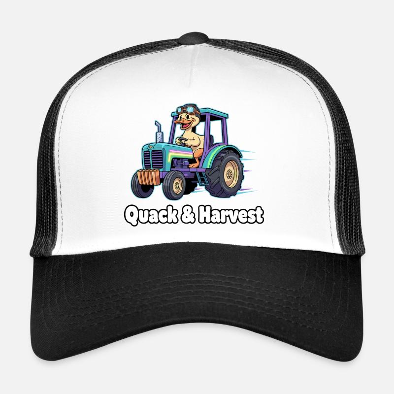 Quack & Harvest Tractor Driver Trucker Cap
