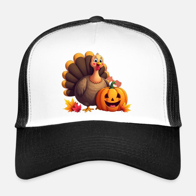 Thanksgiving Drôle Dinde de Thanksgiving Casquette trucker 