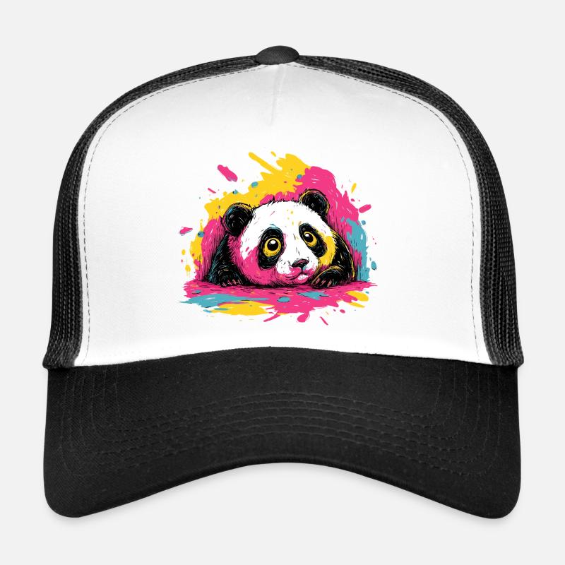 Panda Farbsplash Trucker Cap