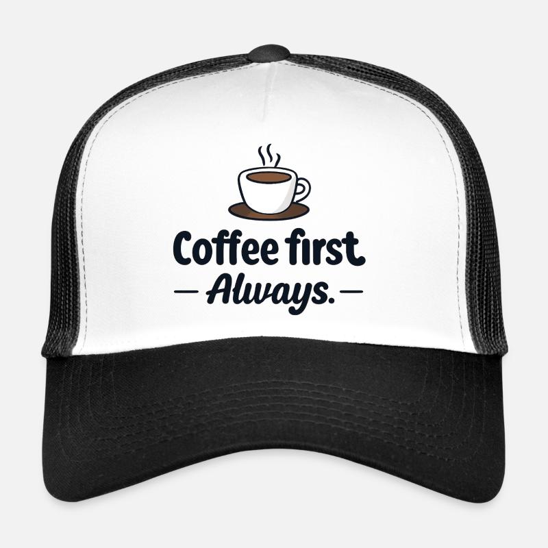 Le café d’abord Casquette trucker 