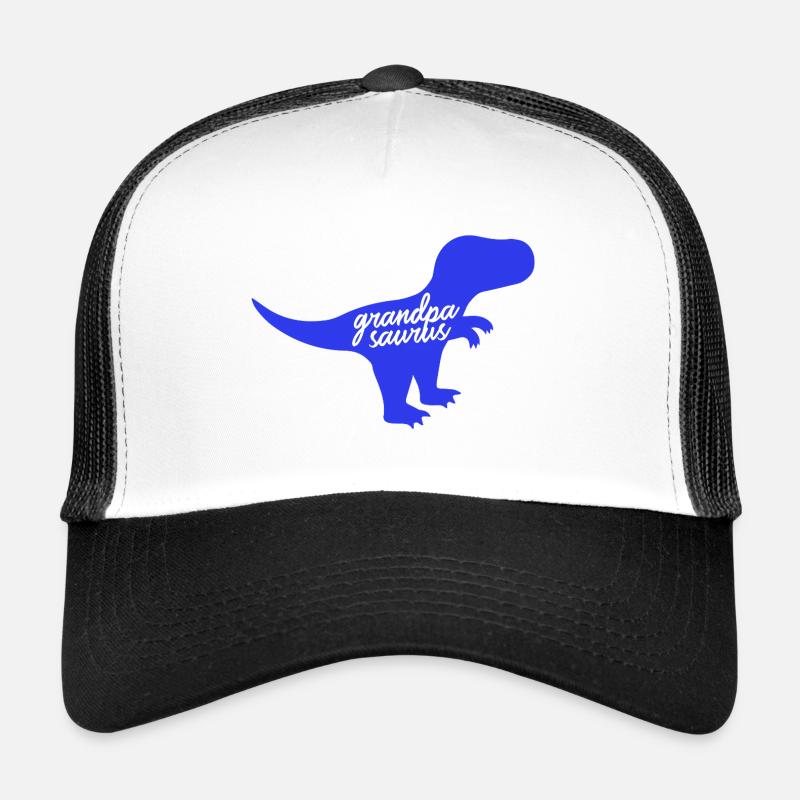 Grandpasaurus T-Rex Silhouette Dinosaurier Papa Trucker Cap