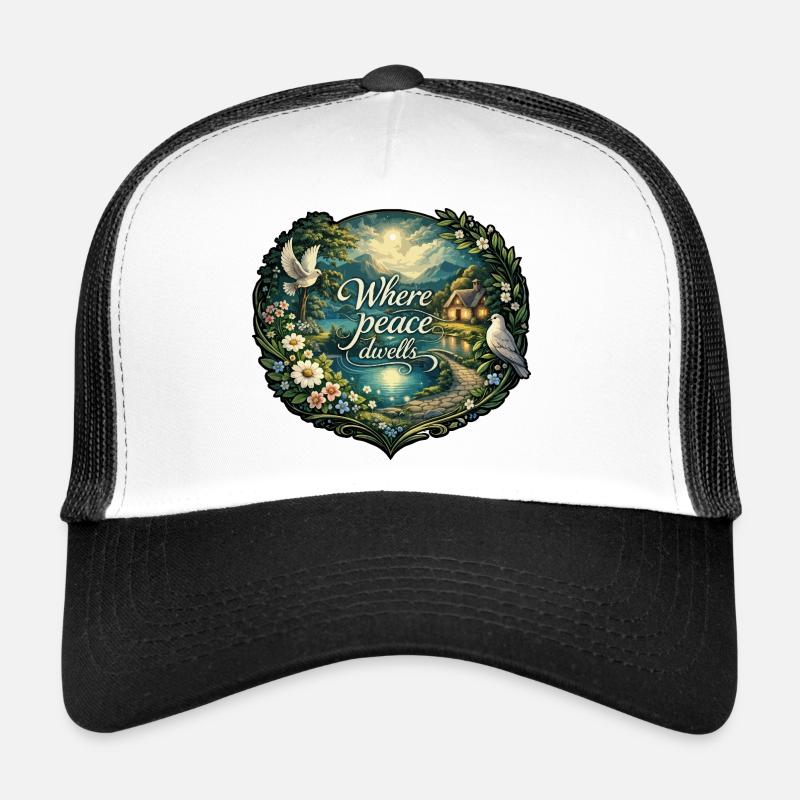 Là où réside la paix Casquette trucker 