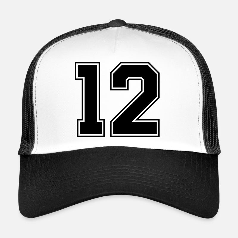 12 Number Trucker Cap