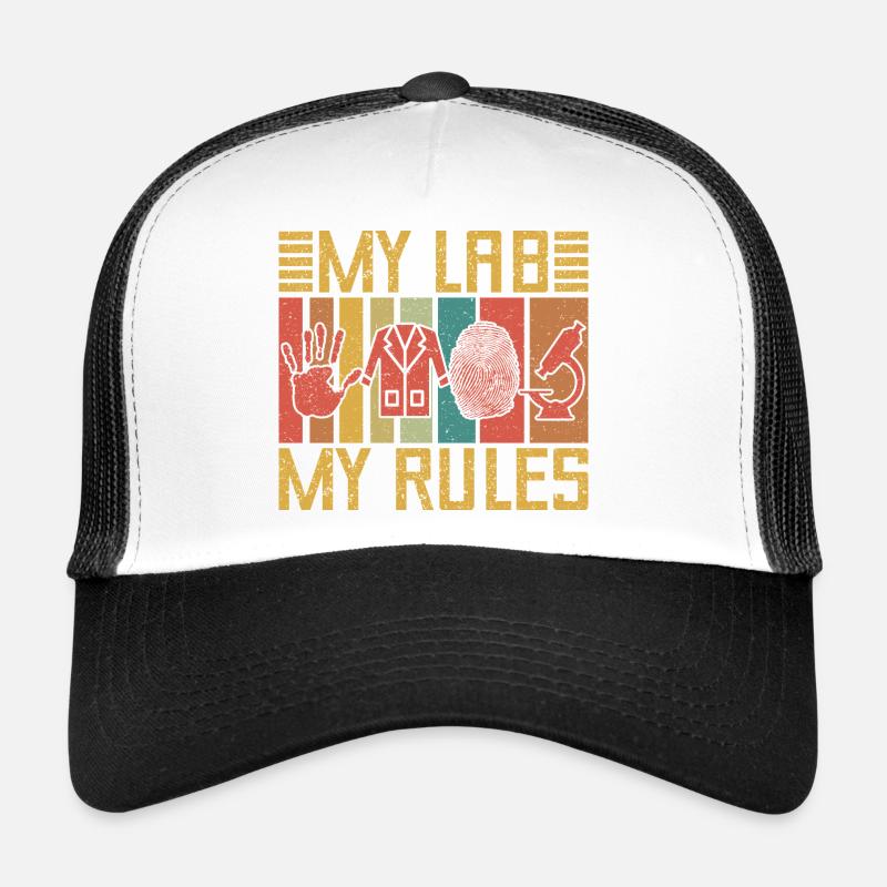 Forensic Science Major My Lab My Rules Forensics Trucker Cap