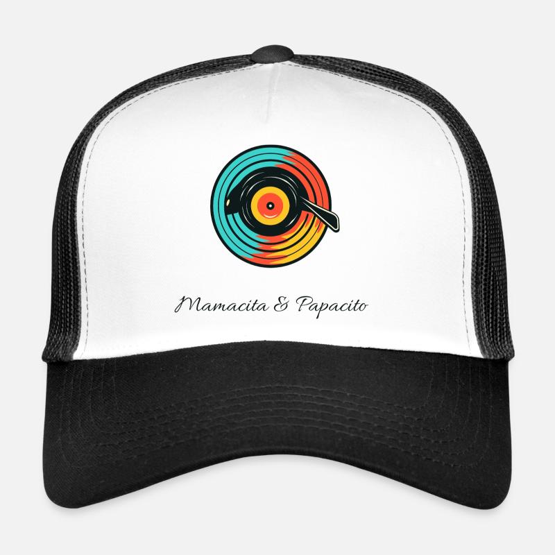 Vibrant Vinyl Romance Duo - Trucker Cap - white/black