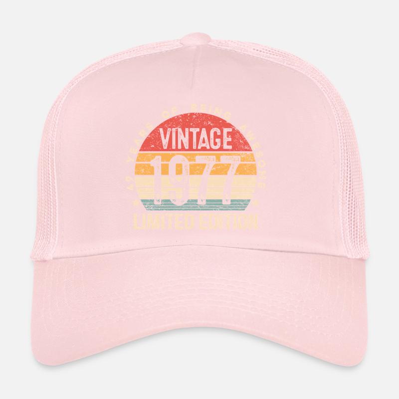 Édition limitée vintage 1977 49e anniversaire Casquette trucker 