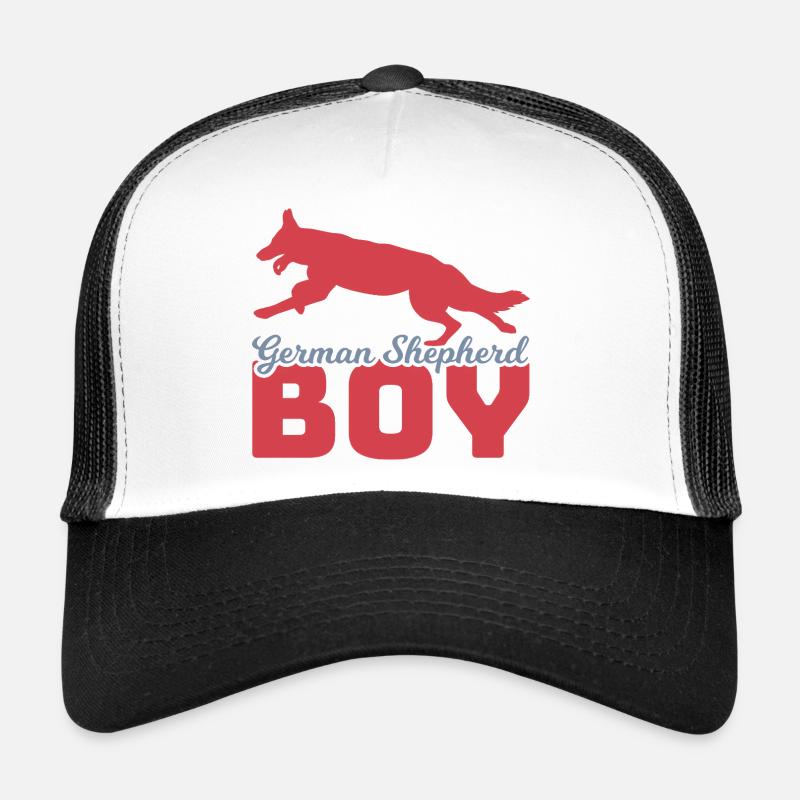 Schäferhund Junge Trucker Cap