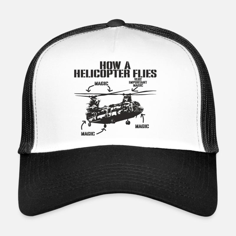 How a Helicopter Flies – Magical and Funny Trucker Cap