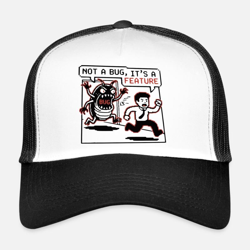 Funny Developer T-Shirt,  Not a Bug, Hoodie tasse Trucker Cap