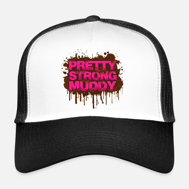 Course boueuse assez solide Schlammlauf boueuse Casquette trucker 