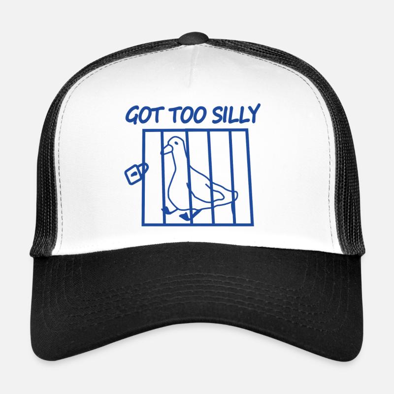 Zu dummer Vogel im Käfig Trucker Cap
