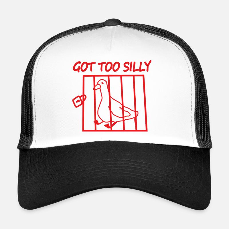 Red Bird in a Cage – Got Too Silly Trucker Cap