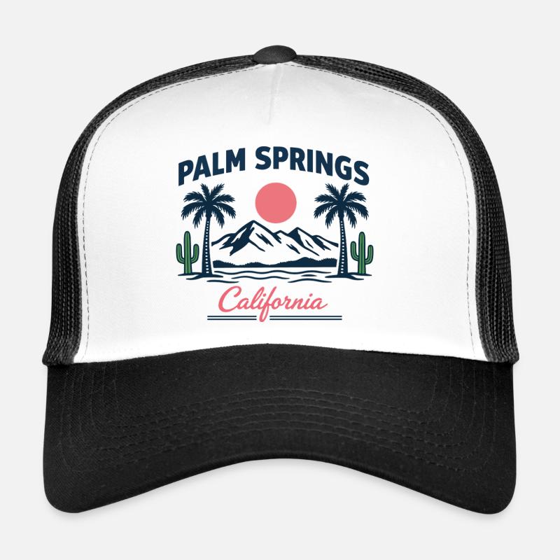 Palm Springs Palmen Sunset Trucker Cap