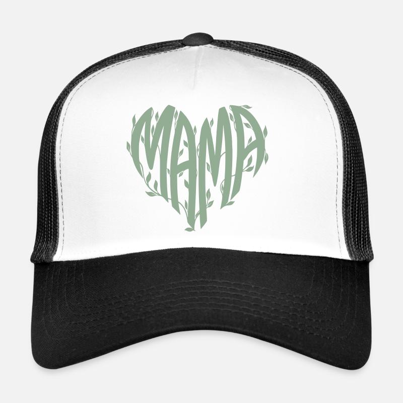Font nature du cœur de maman Casquette trucker 