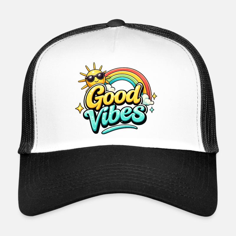 Rainbow Flair Trucker Cap