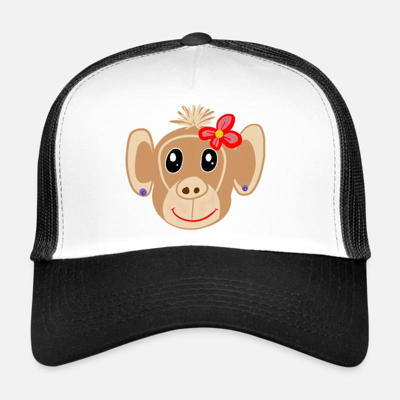 Fille Singe Enfants Singes Casquette trucker 