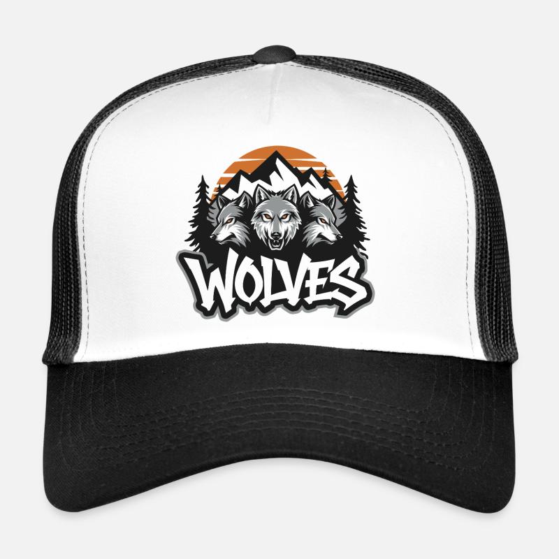 Drei Wölfe Trucker Cap