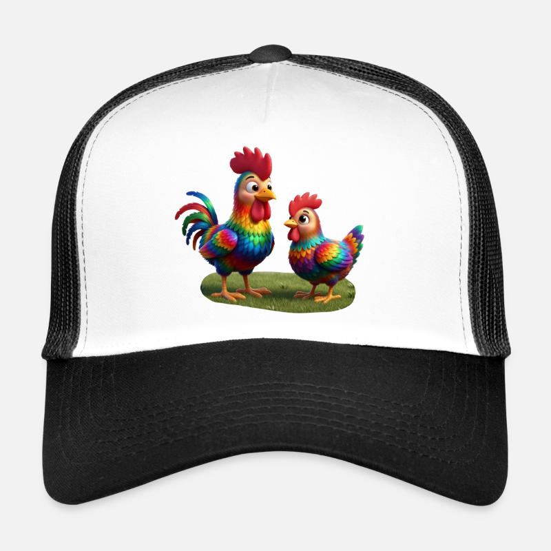 Hahn mit Henne Trucker Cap