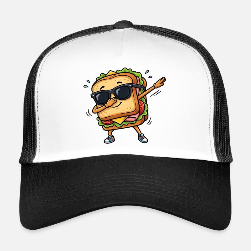 Dabbing Sandwich Trucker Cap