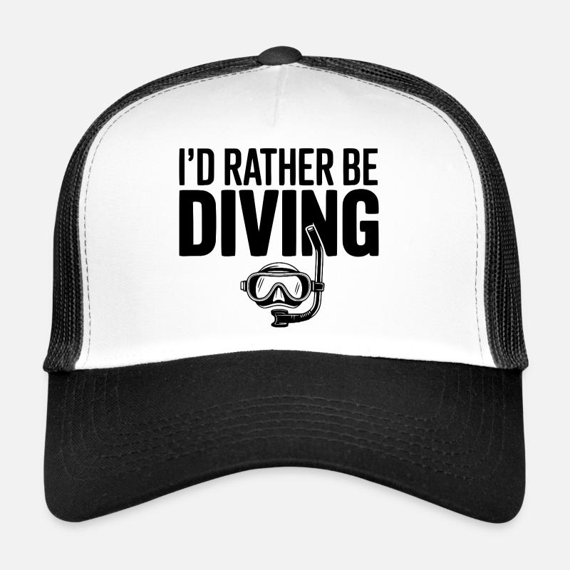 Je préférerais plonger Casquette trucker 