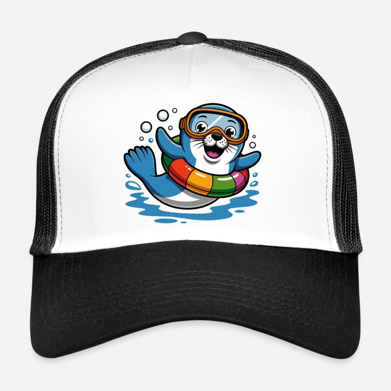 drôle de phoque Casquette trucker 