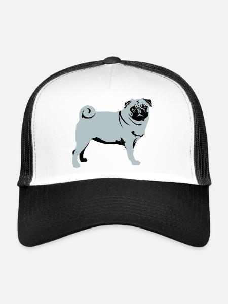 Carlin - Casquette trucker  - blanc/noir - Devant