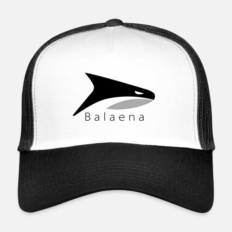 BALAENA - Trucker Cap - Weiß/Schwarz