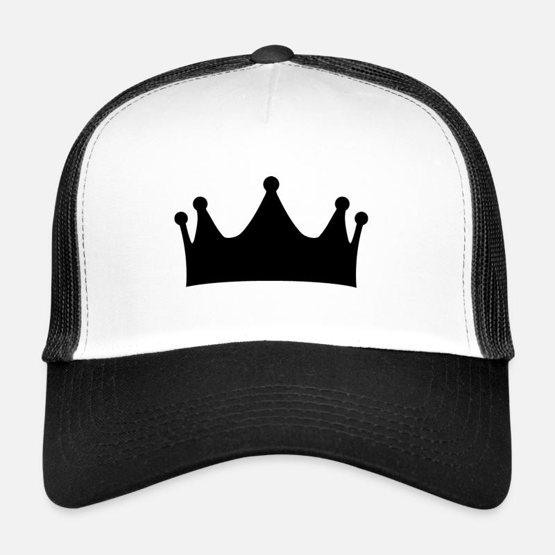 Crown King Queen (black) Trucker Cap