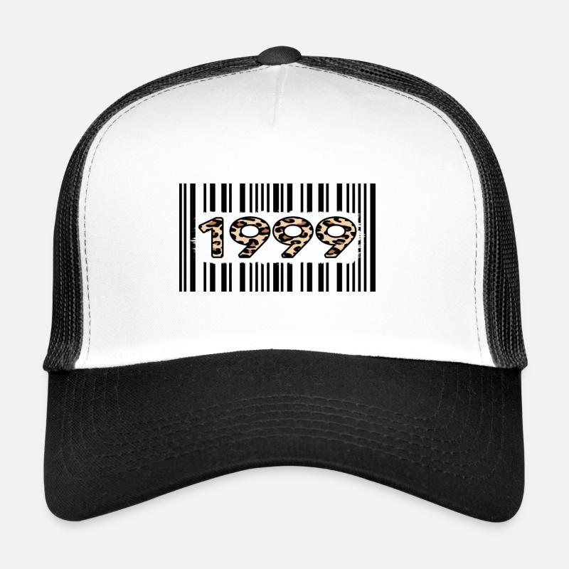 1999 geburtstag 23 jahre jubiläum barcode leopard Trucker Cap