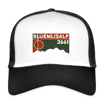 Blüemlisalphorn Blüemlisalp Hike Ascent - Trucker Cap - white/black - Front
