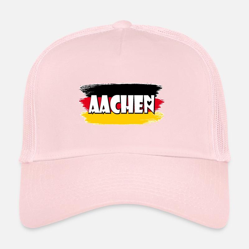 Aix-la-Chapelle Allemagne Drapeau Casquette trucker 