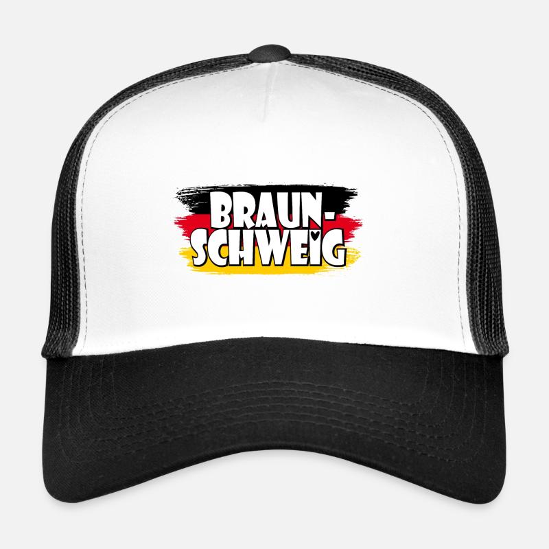Drapeau de Braunschweig Allemagne Casquette trucker 