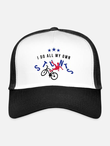 I do all my own stunts 3C - Trucker Cap - Weiß/Schwarz