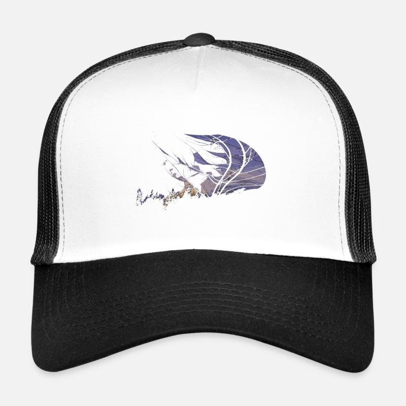 Stormy wind - Trucker Cap - white/black