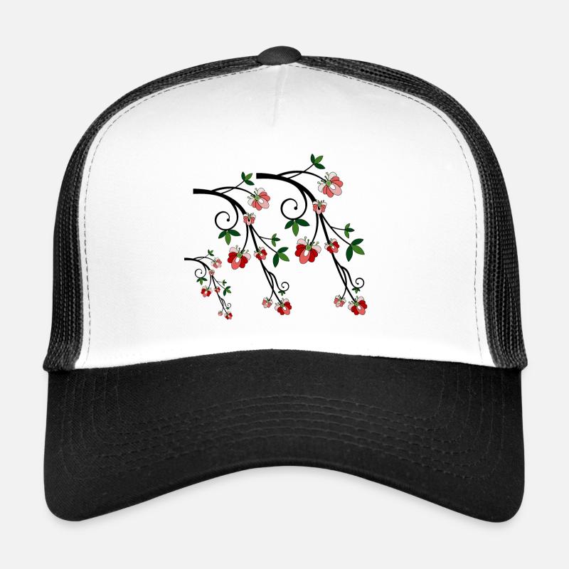 Fleurs naturelles Casquette trucker 