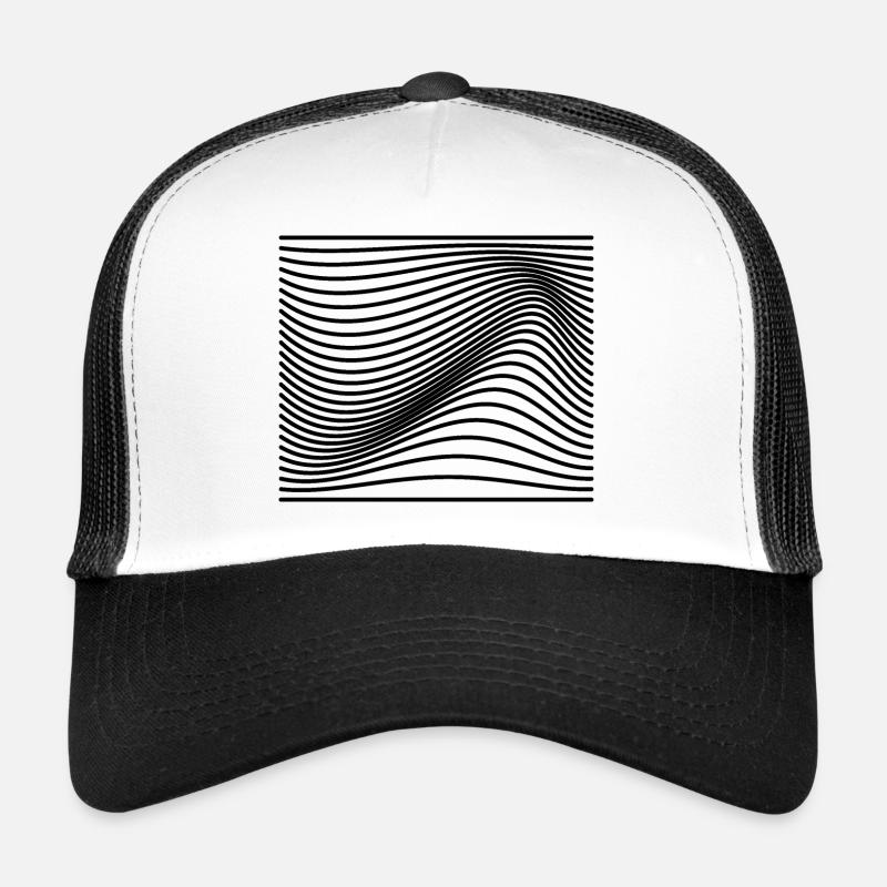 Waves Waves Abstract Trucker Cap