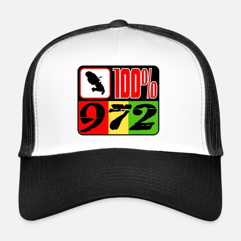 100% 972 Martinique Casquette trucker 