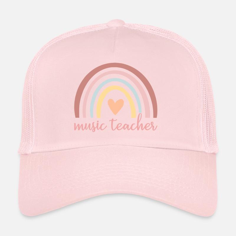 Professeur de musique I - Boho Rainbow Casquette trucker 