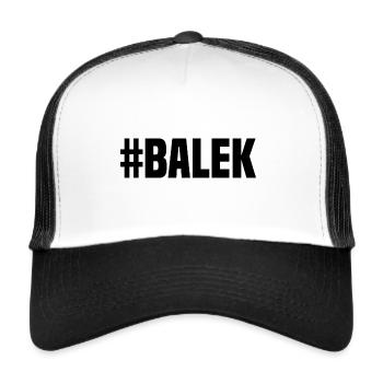 Balek - Casquette trucker  - blanc/noir - Devant